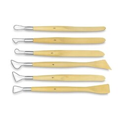 Single Side Wire Clay n Pottery Carving Tool - 6pcs